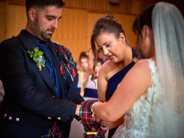 Leighanne Stewart and Stevie Stewart's Wedding in Culloden Inverness, Highlands 18