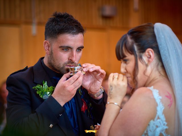 Leighanne Stewart and Stevie Stewart's Wedding in Culloden Inverness, Highlands 19