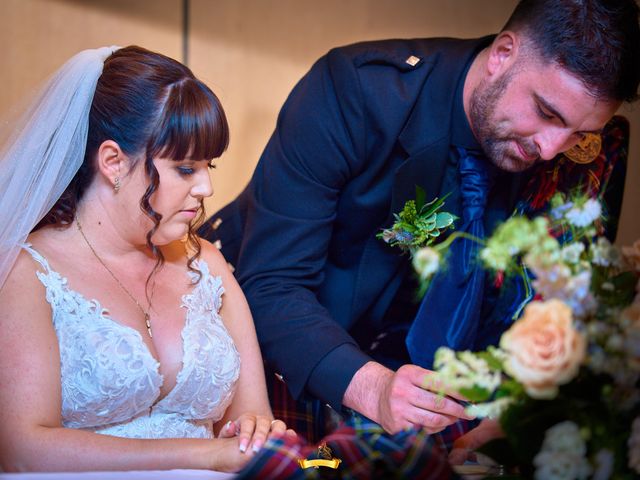Leighanne Stewart and Stevie Stewart's Wedding in Culloden Inverness, Highlands 21