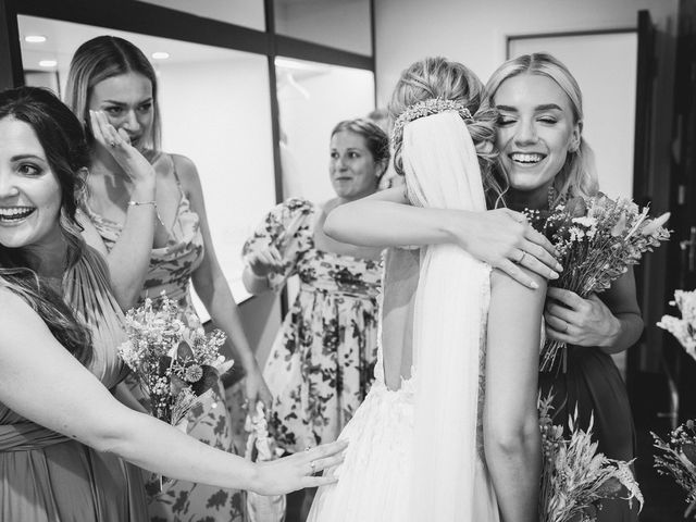 James and Ellie's Wedding in Surrey Hills, Surrey 8