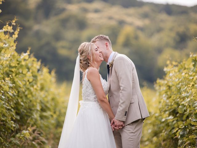 James and Ellie's Wedding in Surrey Hills, Surrey 36