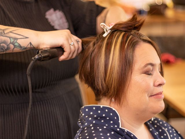 Simon and Clare's Wedding in Penrhyndeudreath, Gwynedd 6