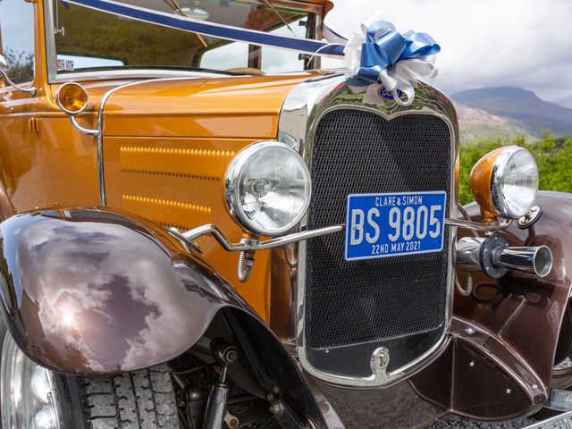 Simon and Clare's Wedding in Penrhyndeudreath, Gwynedd 22
