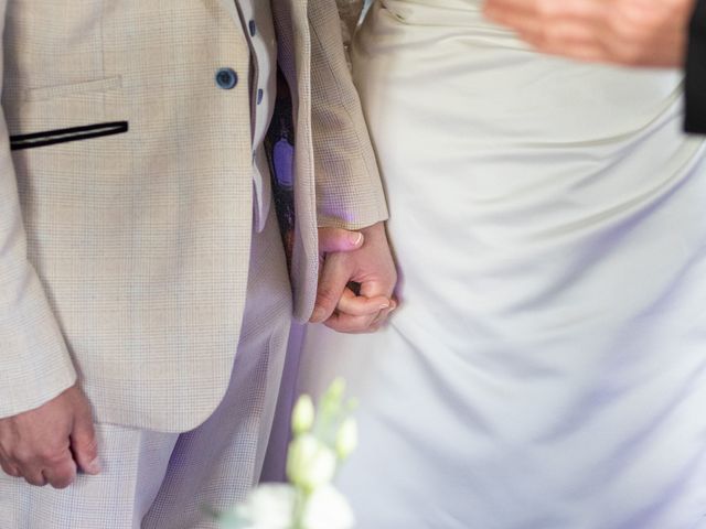 Simon and Clare's Wedding in Penrhyndeudreath, Gwynedd 39