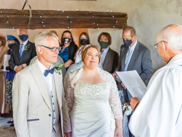 Simon and Clare's Wedding in Penrhyndeudreath, Gwynedd 40