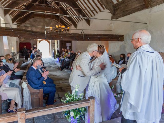Simon and Clare's Wedding in Penrhyndeudreath, Gwynedd 55