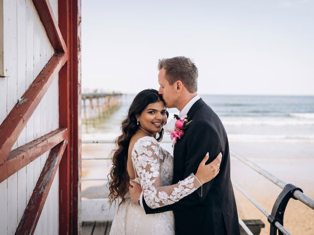 Alex and Deepthi's Wedding in Saltburn-by-the-Sea, North Yorkshire 46