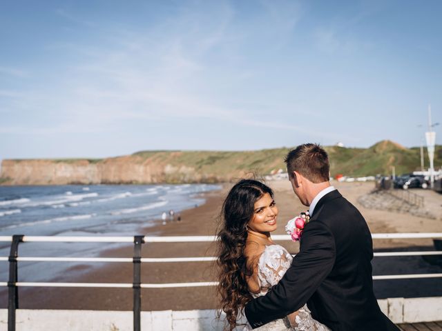 Alex and Deepthi's Wedding in Saltburn-by-the-Sea, North Yorkshire 47