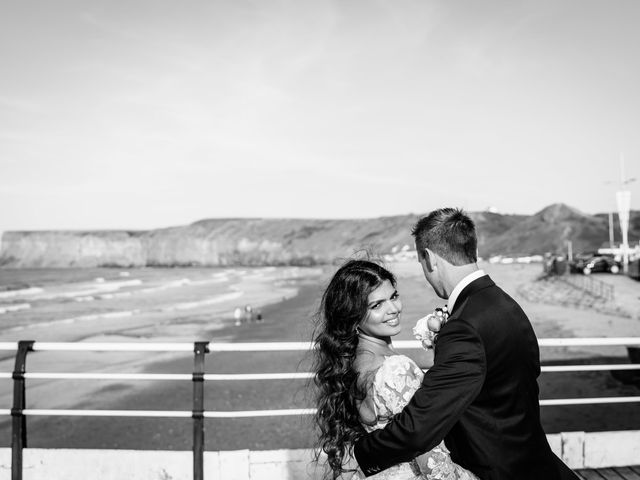 Alex and Deepthi's Wedding in Saltburn-by-the-Sea, North Yorkshire 113