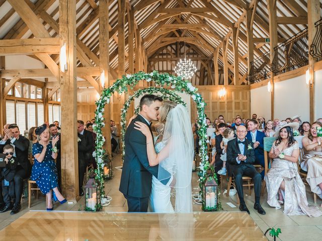 Tommy and Rachel's Wedding in Yateley, Hampshire 11