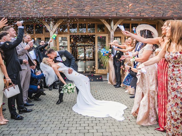 Tommy and Rachel's Wedding in Yateley, Hampshire 12
