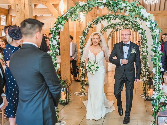 Tommy and Rachel's Wedding in Yateley, Hampshire 17
