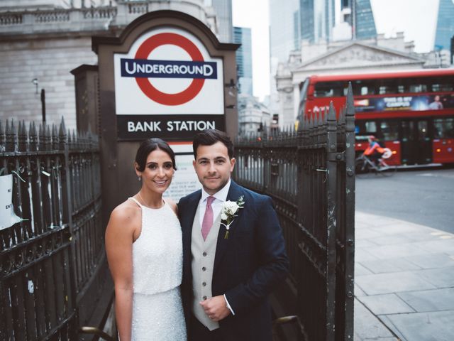Sam and Kara&apos;s Wedding in City of London, East Central London 62