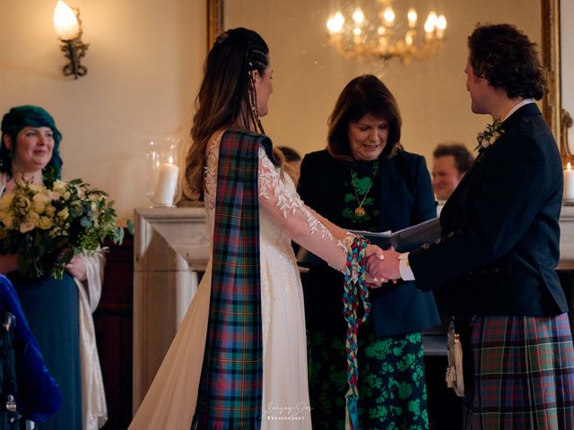 Rowan Drever-Currie and Sam Currie&apos;s Wedding in Culloden Inverness, Inverness 16