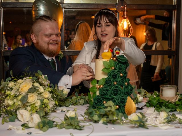 Jordan Wheeler and Chloe Wheeler's Wedding in Walton on Thames, Surrey 7