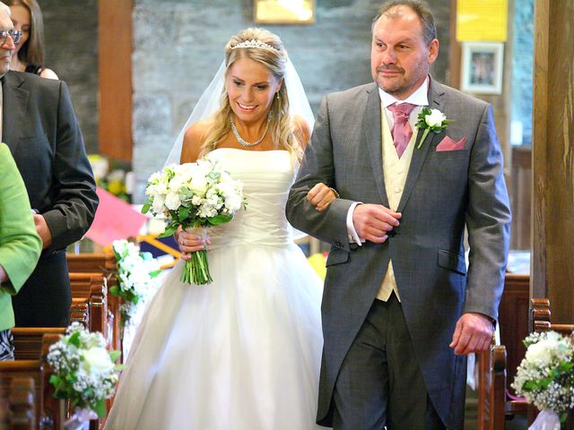 Carl and Alexandra&apos;s Wedding in Penrhyndeudreath, Gwynedd 12