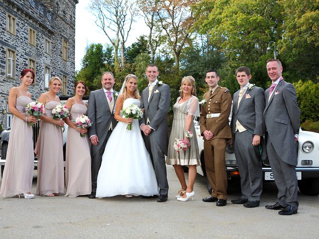 Carl and Alexandra&apos;s Wedding in Penrhyndeudreath, Gwynedd 31