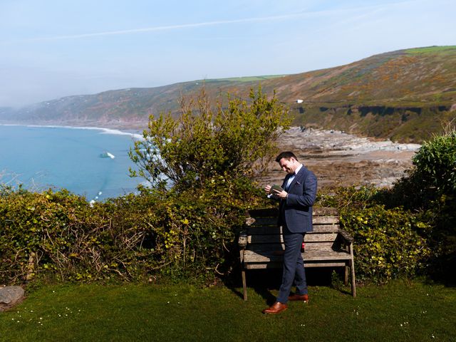 Ant and Jess&apos;s Wedding in Polhawn, Cornwall 10