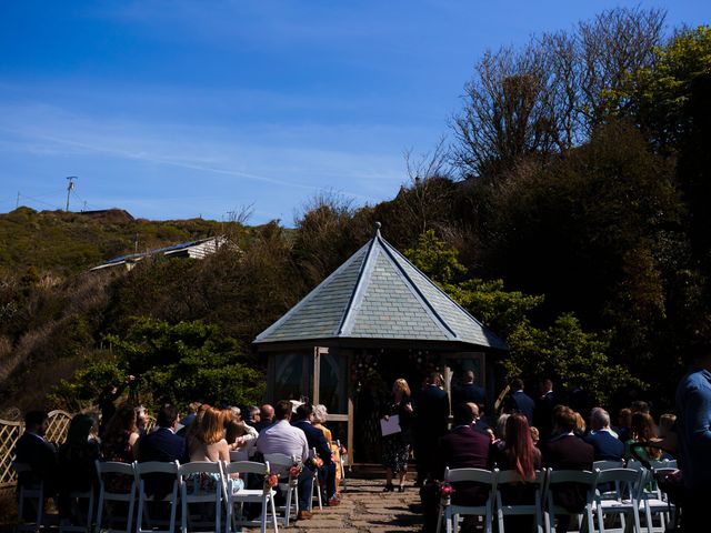 Ant and Jess&apos;s Wedding in Polhawn, Cornwall 24