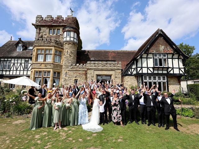 Adam and Lucy's Wedding in Sharpthorne, West Sussex 10