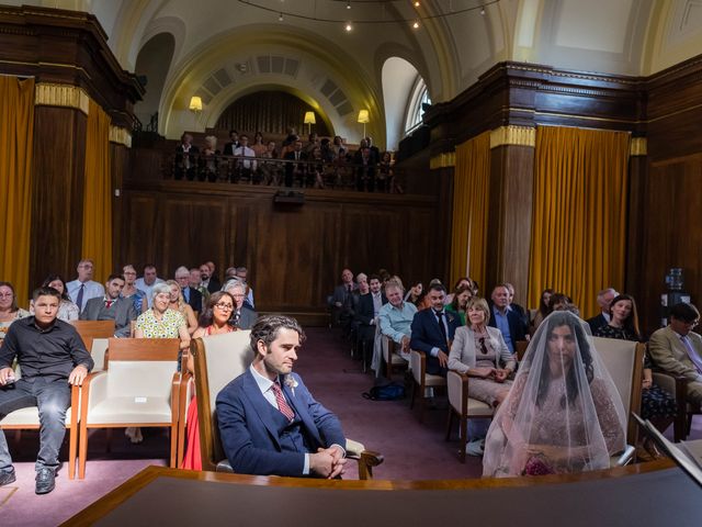 Emel and Oliver's Wedding in London - East, East London 44