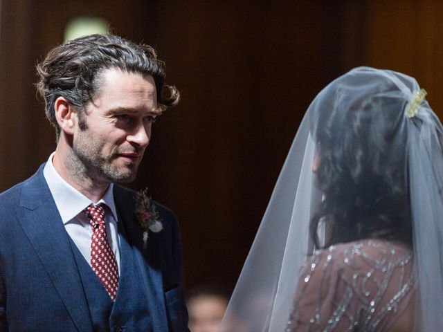 Emel and Oliver's Wedding in London - East, East London 59