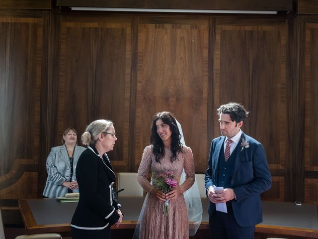Emel and Oliver's Wedding in London - East, East London 97