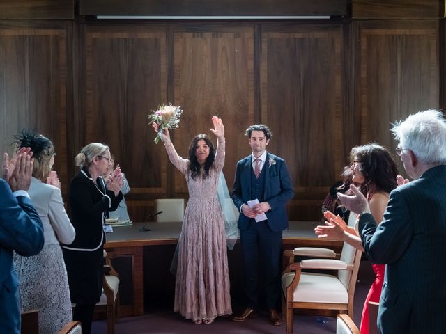 Emel and Oliver's Wedding in London - East, East London 98