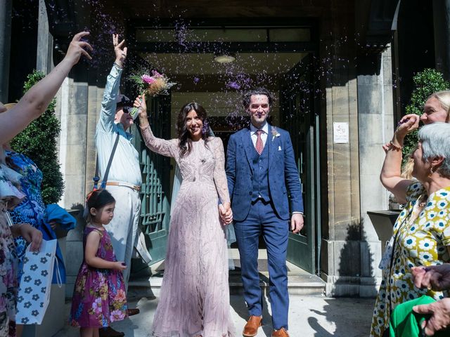 Emel and Oliver's Wedding in London - East, East London 123