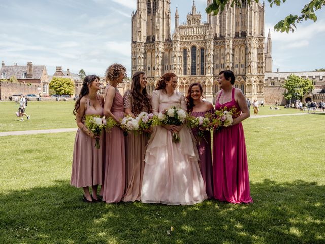 Jack and Charlotte's Wedding in Wells, Somerset 7