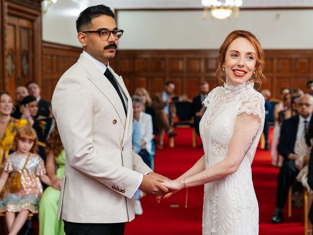Arianne and Rishab's Wedding in Islington, North London 14