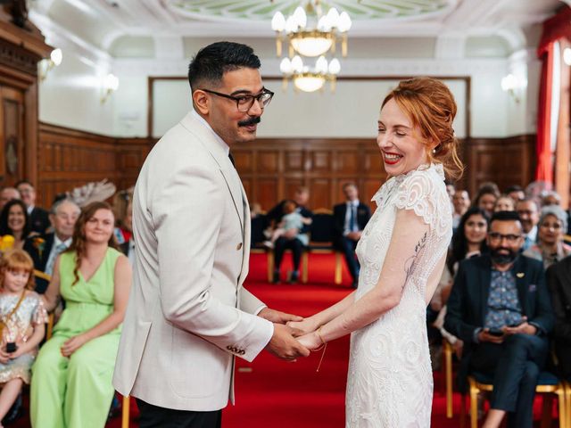 Arianne and Rishab's Wedding in Islington, North London 21