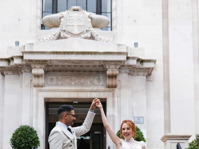 Arianne and Rishab's Wedding in Islington, North London 32