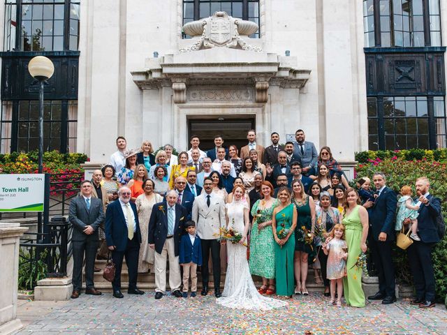 Arianne and Rishab's Wedding in Islington, North London 35