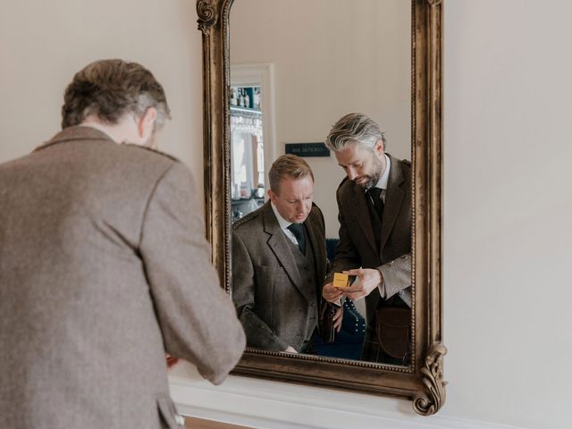 Damien and Jen&apos;s Wedding in Marshall Meadows, Northumberland 12