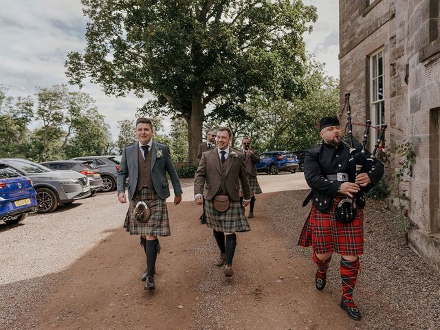 Damien and Jen&apos;s Wedding in Marshall Meadows, Northumberland 35