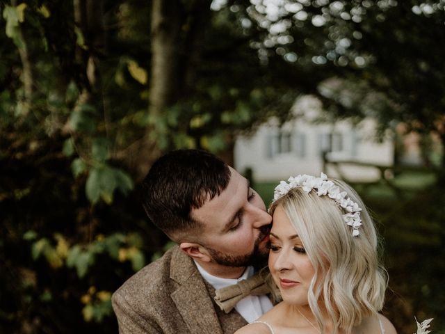 Richard and Yasmin&apos;s Wedding in Baldwins Gate, Staffordshire 33