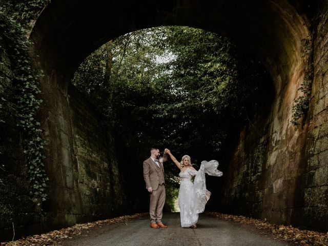 Richard and Yasmin&apos;s Wedding in Baldwins Gate, Staffordshire 40