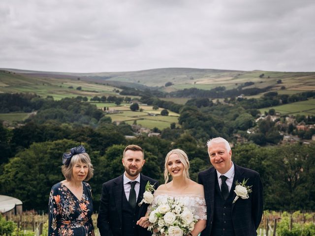 William and Molly's Wedding in Meltham, West Yorkshire 30