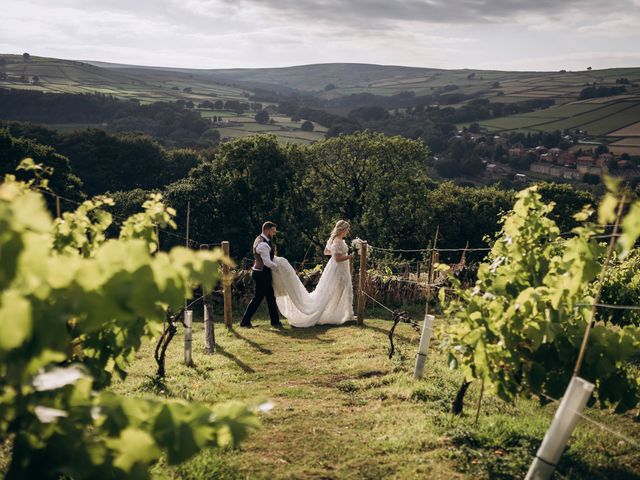 William and Molly's Wedding in Meltham, West Yorkshire 45
