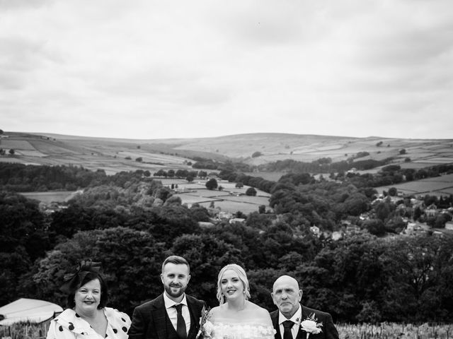 William and Molly's Wedding in Meltham, West Yorkshire 87