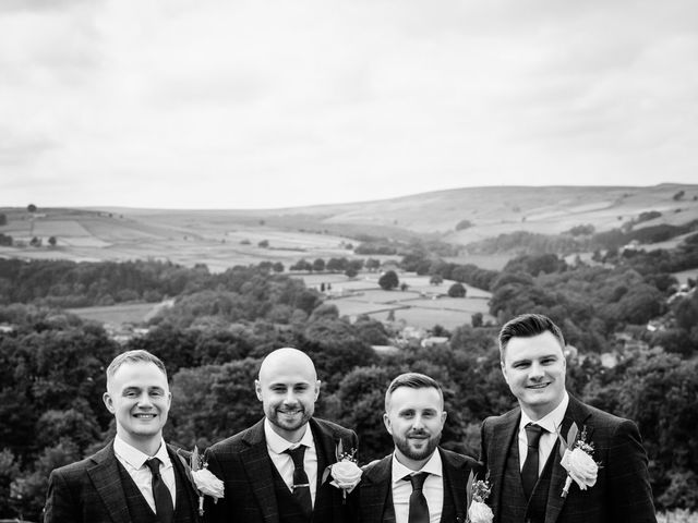 William and Molly's Wedding in Meltham, West Yorkshire 90