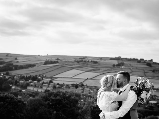 William and Molly's Wedding in Meltham, West Yorkshire 106