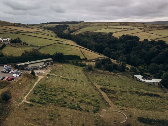 William and Molly's Wedding in Meltham, West Yorkshire 122