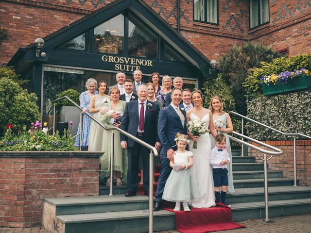 Peter and Sarah&apos;s Wedding in Rossett, Wrexham 30