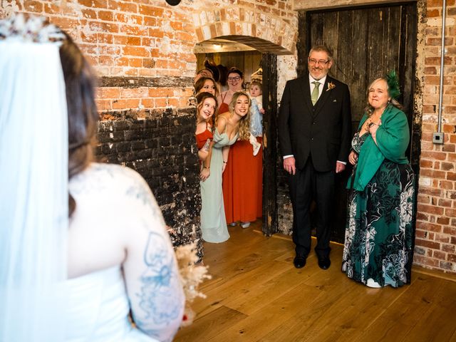George and Bekka's Wedding in Whitchurch, Hampshire 7