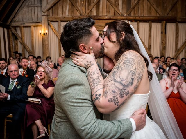 George and Bekka's Wedding in Whitchurch, Hampshire 9
