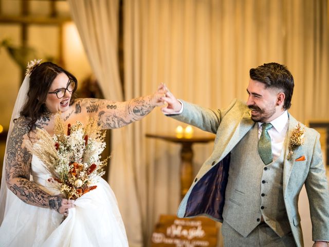 George and Bekka's Wedding in Whitchurch, Hampshire 12