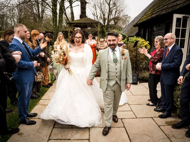 George and Bekka's Wedding in Whitchurch, Hampshire 13