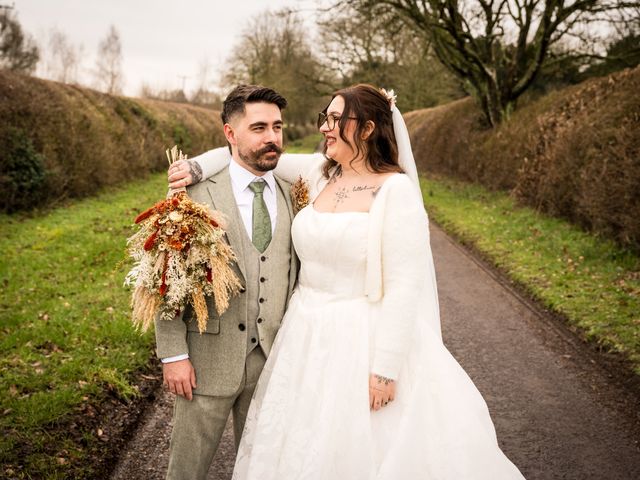 George and Bekka's Wedding in Whitchurch, Hampshire 14